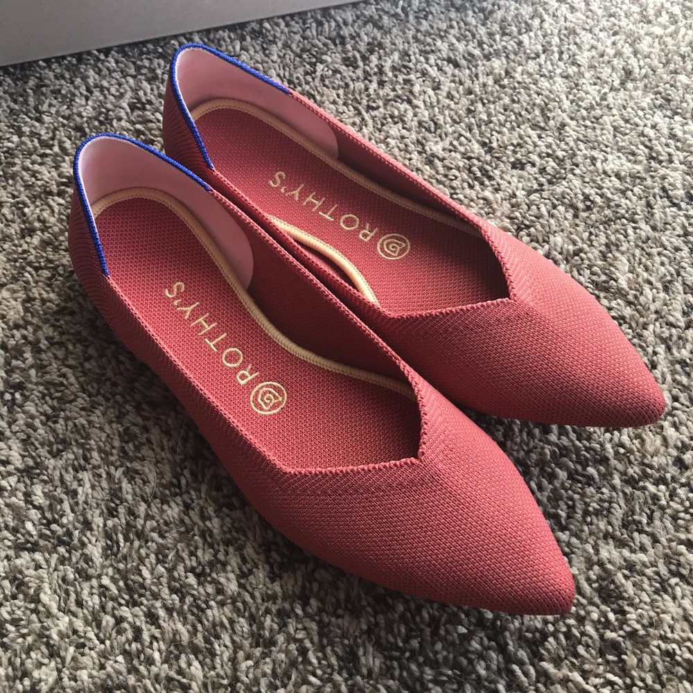 Rothy’s retired Copper Points flats  8.5